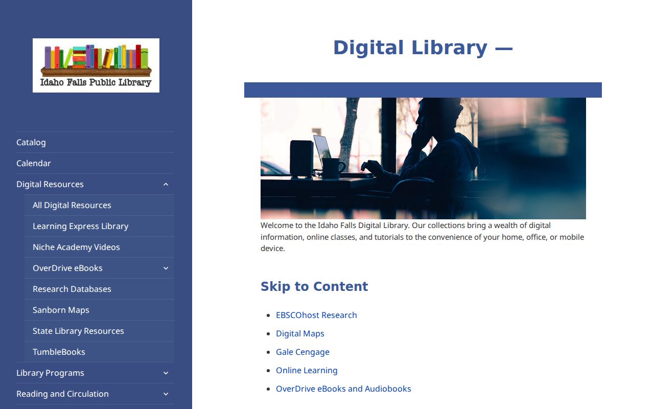 Idaho Falls city directory resources in the public library digital collection